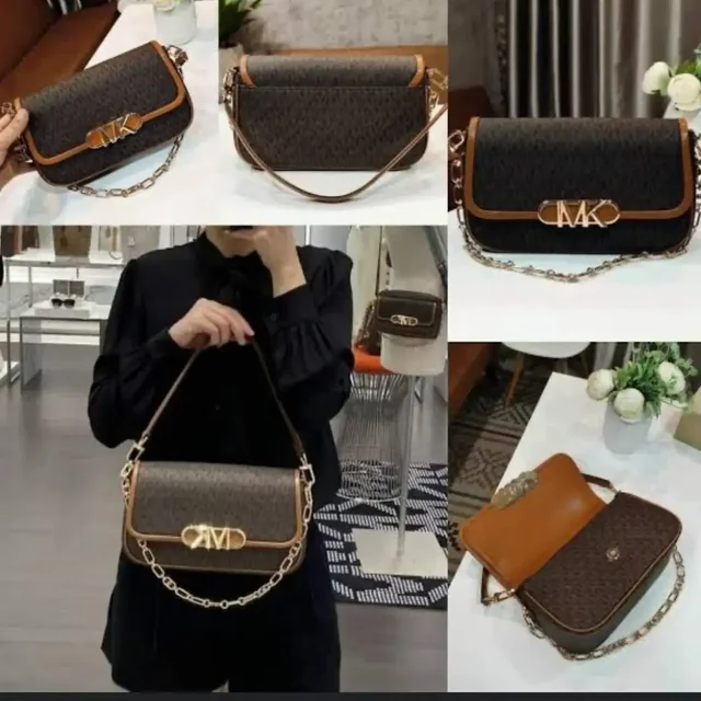Micheal kors Mk Micheal Kors Parker Bag With Box Packaging - brown