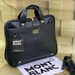 Mont Blanc laptop bag - #6b1919