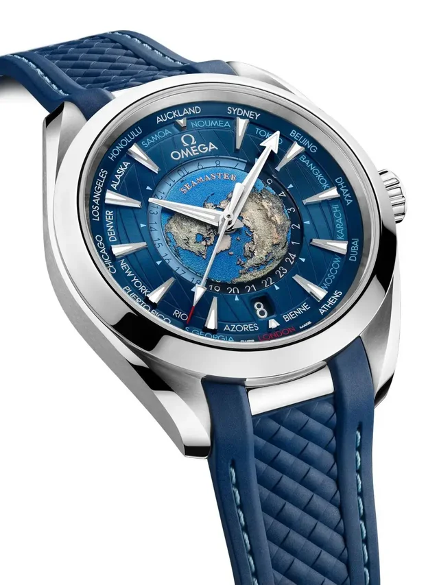 Omega Aquaterra Worldmap Seamster Limited Editionn - Blue