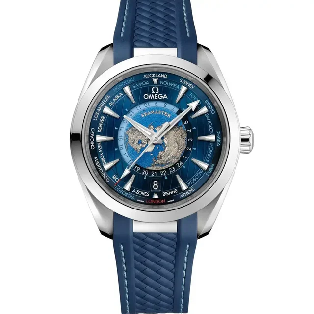 Omega Aquaterra Worldmap Seamster Limited Editionn - Blue