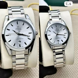 Omega Couple Watch Best Anniversary Gift - Black