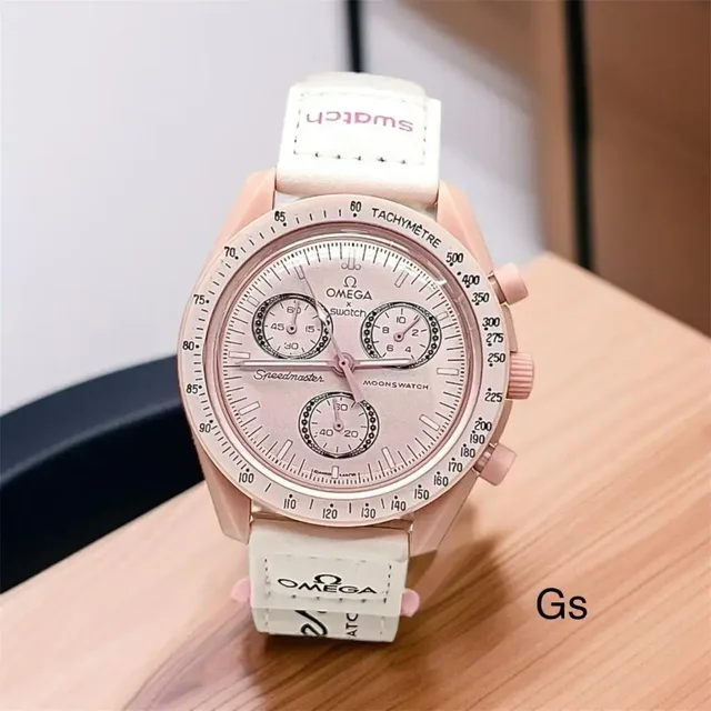 Omega Moon’s Unisex Watch 7AAA Premium Collection - pink2