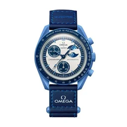 Omega Speed master Moon Face Boys Sporty - Blue