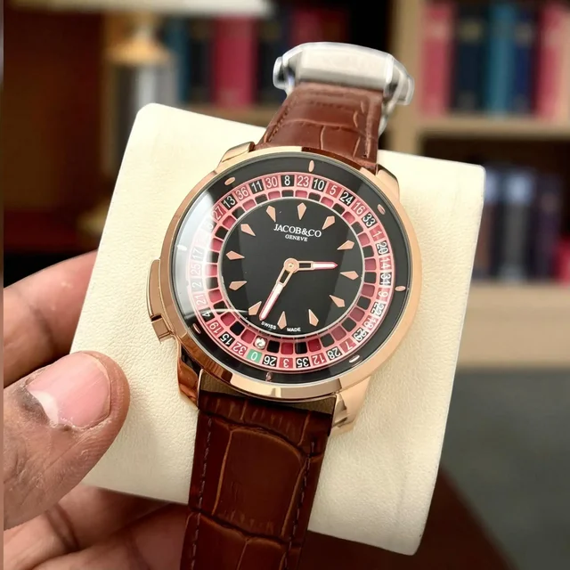 Premium Watches 50% COD order booking contact on whatsup number5 - Brown