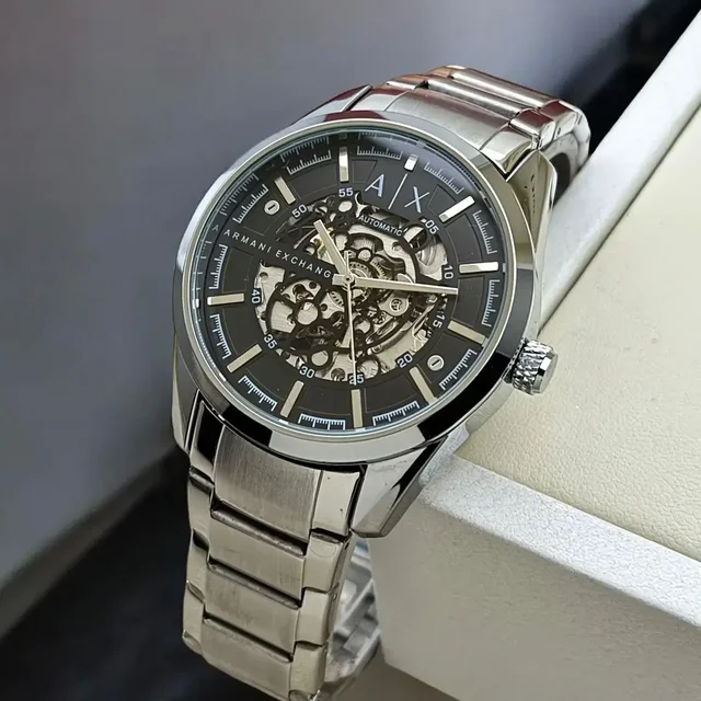 Emporio Armani Premium Watches 50% COD order booking contact on whatsup1 - Black