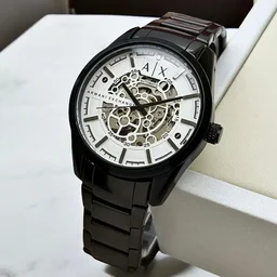 Emporio Armani Premium Watches 50% COD order booking contact on whatsup1 - Black