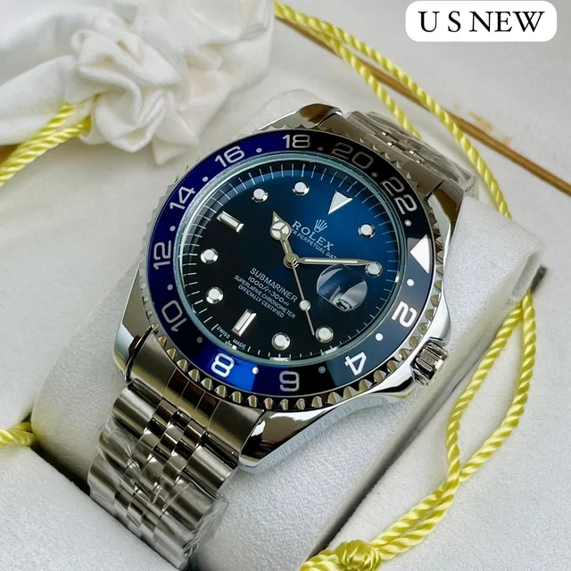 Rolex 44mm Premium Model Watch – Men’s 7A High Quality - Blue