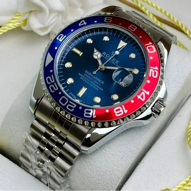 Rolex 44mm Premium Model Watch – Men’s 7A High Quality - Blue