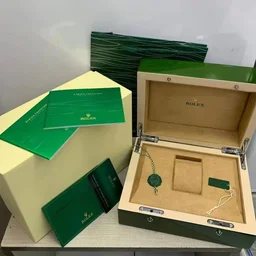 Rolex og box with carry bag tag authenticity card - Green