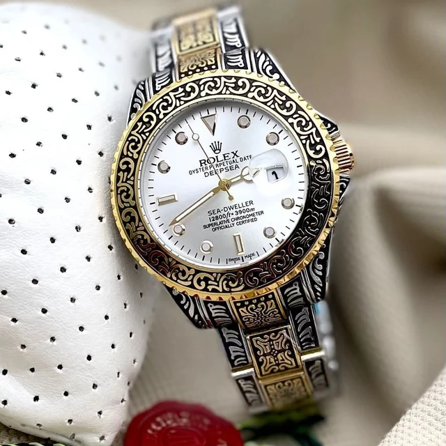 Rolex Traditional Watch official Watch for men - White