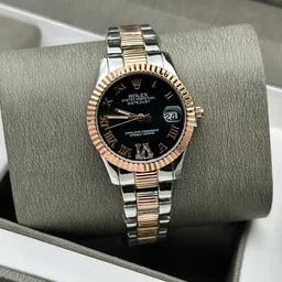 Rolex Women’s Official Watch – Luxury Stainless Steel Timepiece - rose gold