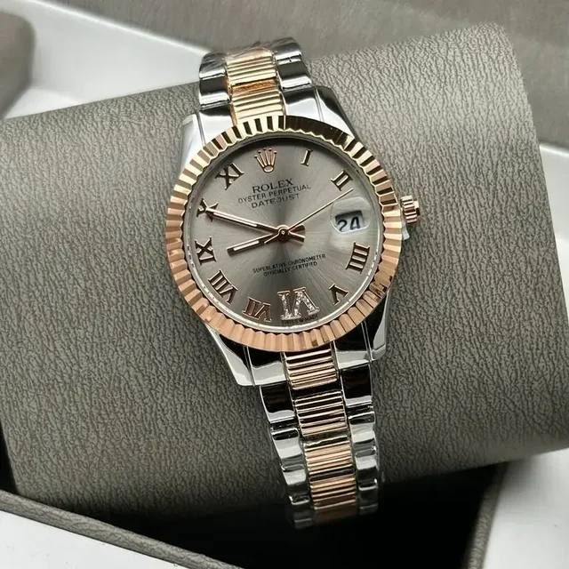 Rolex Women’s Official Watch – Luxury Stainless Steel Timepiece - rose gold