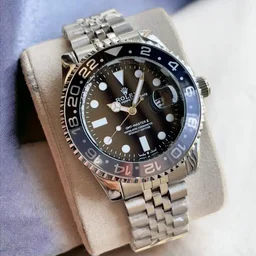 Rolexs Gmt Master silver official watch - White