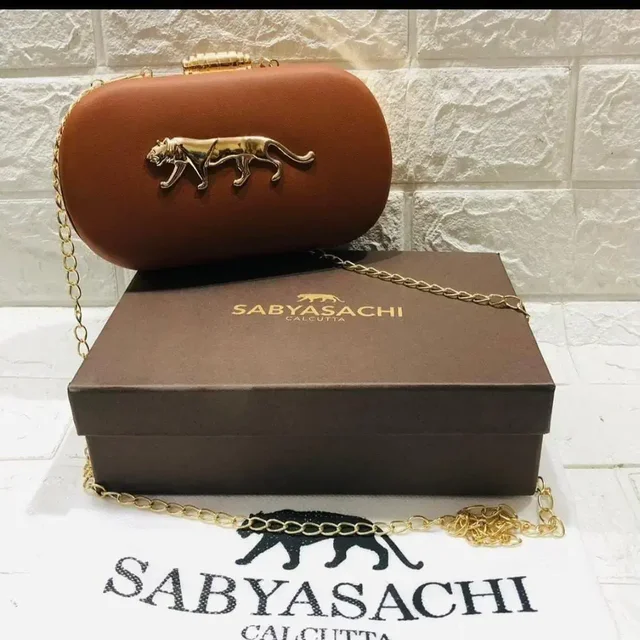 Sabya sachi Replica party wear clutch - #b02727