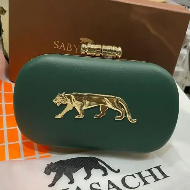 Sabya sachi Replica party wear clutch - #b02727