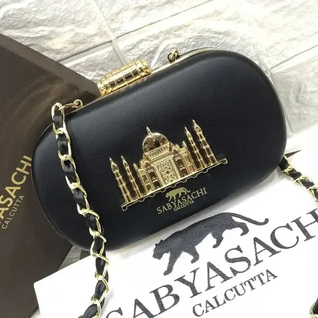 Sabyasachi Taj Clutch Limited Edition Replica - maroon