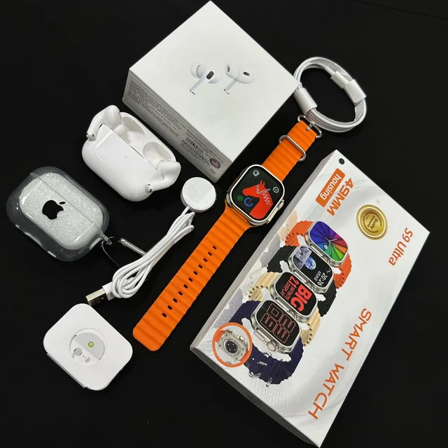 Smart Watch With Airpod Pro,buy One Get One Free