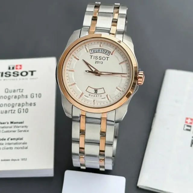 Tissot 1853 Day Date Mens Watch - white