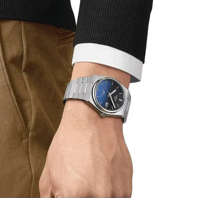 Tissot PRX 42mm slim official watch for men - Blue
