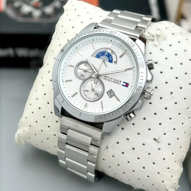 Tommy Hilfiger Premium Mens Chronograph Watch - black