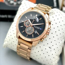 Tommy Hilfiger Premium Mens Chronograph working - gold