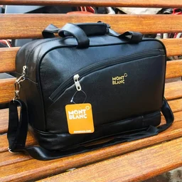 Travel DUFFLE Bag , 6 Compartments For Men's And Women's - brown