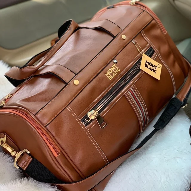 Montt blanck TRAVELING BAG,DUFFLE BAG - brown