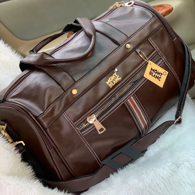 Montt blanck TRAVELING BAG,DUFFLE BAG - brown