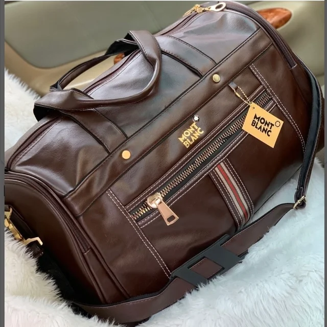 Montt blanck TRAVELING BAG,DUFFLE BAG - brown