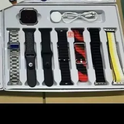 Ultra Series 7 In One Combo Smart Watch Series - Black