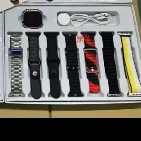 Ultra Series 7 In One Combo Smart Watch Series - Black