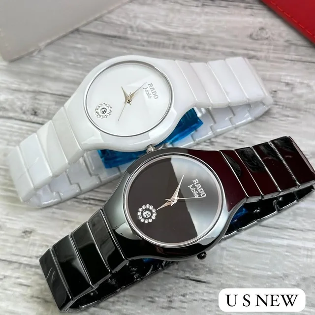 Raado White And Black Raado Jubli Available Quartz 7AAA date Working - White
