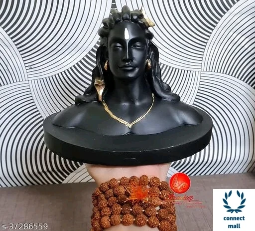 Ganesha Idol - Black