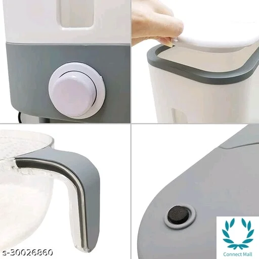 Rice Storage Container 10kg Gray - 10Kg, Gray, 1 Qty