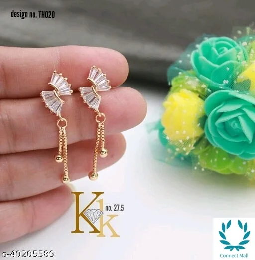 AD Studded Fancy Earring