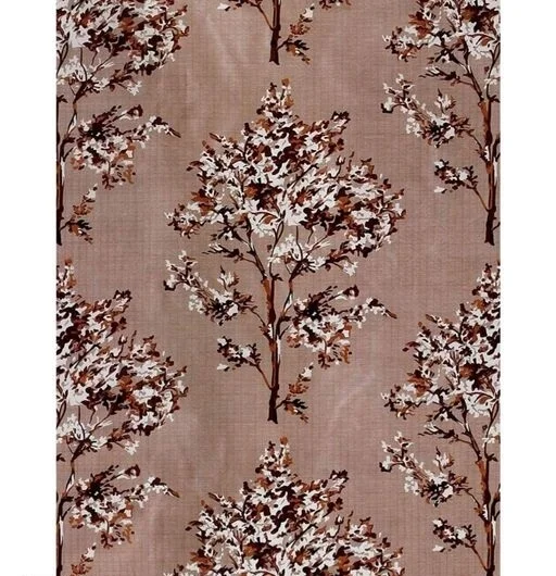 3D Printed Polyester Room Darkening 7Feet Door length Curtains (Pack Of 3)