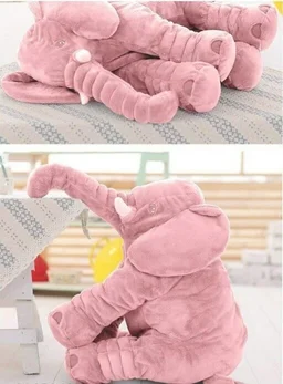 15 Inche Pink Elephant Plush Toy for Babies & Toddler | Hypoallergenic Soft Cuddly Stuffed Animal Pillow |Best For Nursery Decor & Comfort Companion