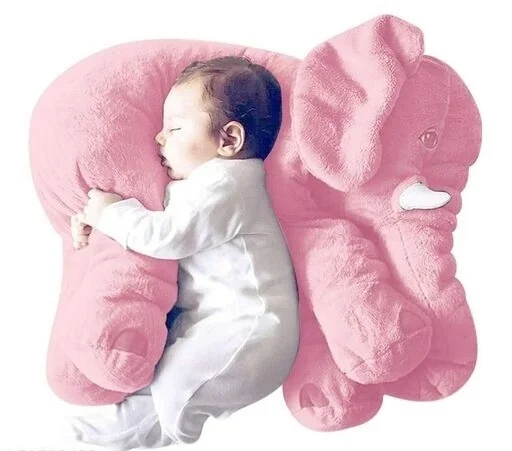 15 Inche Pink Elephant Plush Toy for Babies & Toddler | Hypoallergenic Soft Cuddly Stuffed Animal Pillow |Best For Nursery Decor & Comfort Companion