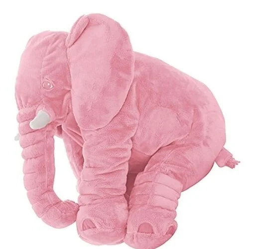 15 Inche Pink Elephant Plush Toy for Babies & Toddler | Hypoallergenic Soft Cuddly Stuffed Animal Pillow |Best For Nursery Decor & Comfort Companion