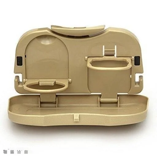 2 Layer Portable Automative Car Back Seat Hanging Dinning Tray Stand For Storage Organizer
