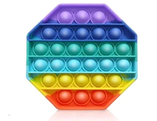 VISHUMOBOO Popit Fidget Toys, Push Pop Bubble Fidget Sensory Toy Non Toxi Flexiable Weigjtless toy Suitable For All Ages(Above 3Yrs)Combo pack