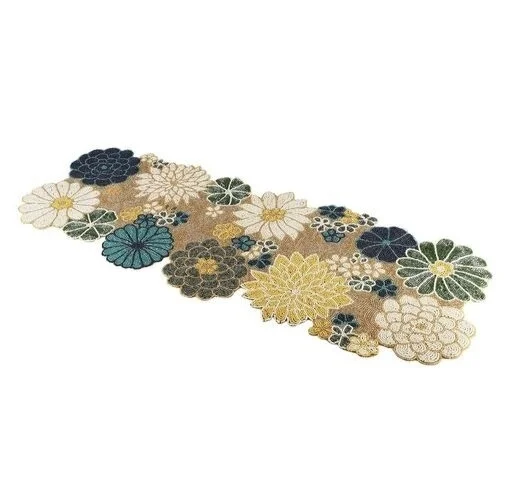 Craftmanship Beautiful Beaded Table Runner For Center Table 13×36 Inch long Occasional Decoration placemats