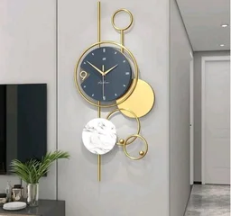 European style Metal 3D Wall Clock Dial with Arabic number idéal for All Purpose Home/Office