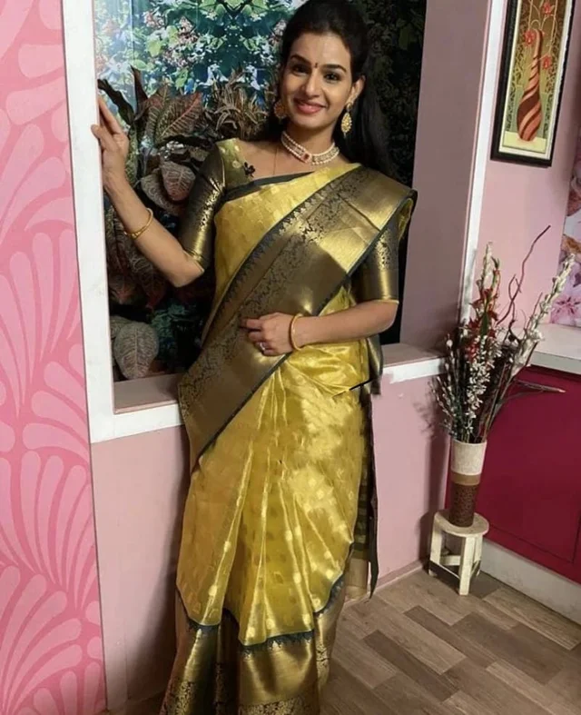Banita Alluring Banarsi Tissue Saree