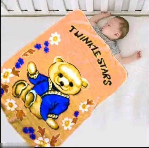 Elite Newborn Baby Velvet Blankets & Swaddlers/ Hooded Toodler Blanket Pack Of 1 - Brown, Hooded Baby Blanket