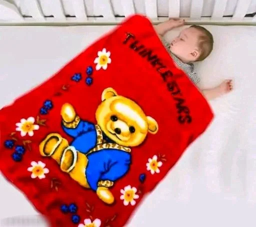 Elite Newborn Baby Velvet Blankets & Swaddlers/ Hooded Toodler Blanket Pack Of 1 - Free Size, Velvet, Hooded Baby Blanket, Pack of1, Red