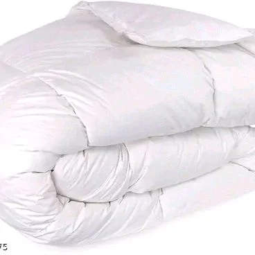 Lacoza Premium Comforter With Microfiber Single Size White AC Solid Blanket For Mild Winter