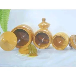 Ceramic Pickle Jars Set Of 3 Multiple Sizes With Lids | Traditional Achar Bharani Container, Small ,medium,large