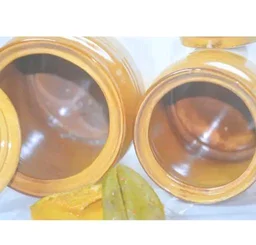 Ceramic Pickle Jars Set Of 3 Multiple Sizes With Lids | Traditional Achar Bharani Container, Small ,medium,large