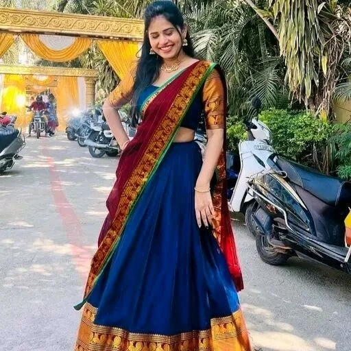 Festive Kanjivaram Silk Pure Zari Lehenga with Heavy Jacquard Dupatta - Japanese Laurel